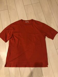 中古品 メンズ UNIQLO U ユニクロ 半袖TシャツXLサイズ ポケット付きTシャツ