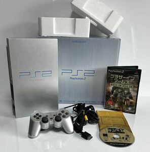 ★動作確認済★ PlayStation 2 PS2 本体 SCPH-50000TSS サチンシルバー PlayStation2 SONY ソニーコントローラー シルバ