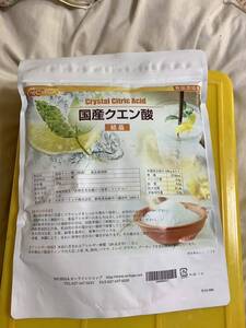 クエン酸　1kg 1袋　国産　結晶　クエン酸と重曹sと重曹単品別出品(炭酸水作れ効果動画多数有) 賞味2026/11 在庫3袋　送料負担別1-2で出品