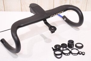 ★CADEX カデックス AERO INTEGRATED HANDLEBAR ステム一体型エアロカーボンドロップハンドル 400mm(C-C) 極上品