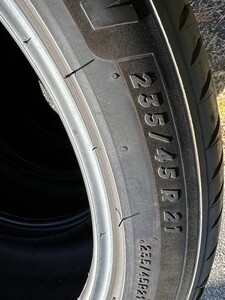 MICHELIN ミシュラン 235/45R21 2023年製 