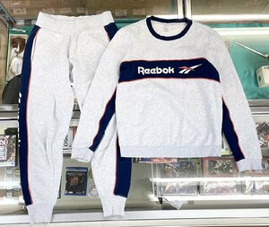 Reebok クラシックス リニア フリース クルー スウェット FK2796 セットアップ ライトグレーヘザー レディース L/S パンツ リーボック