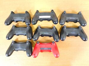 ▲(RD-26) プレイステーション4用 純正コントローラー まとめて8点 デュアルショック4 CHU-ZCT1J CHU-ZCT2J ※ジャンク品 ＠80 (12)