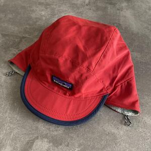 15年製 patagonia パタゴニア SHELLED SYNCHLLA DUCKBILL CAP シェルド シンチラ ダックビル キャップ S/M クラシック レッド 赤