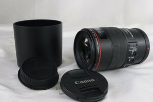 ■TG0829 Canon キヤノン MACRO LENS EF 100mm 2.8 L IS USM レンズ 一眼レフカメラ★F