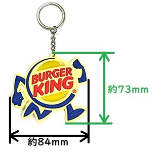 バーガーキング ラバーキーホルダー キーチェーン Burger King アメリカン雑貨 インパラ ローライダー ハイドロ USDM