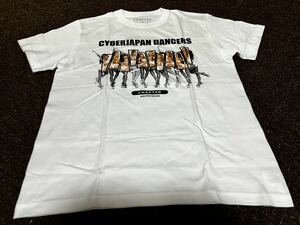 サイバージャパン ダンサーズ CYBER JAPAN DANCERS Tシャツ　ホワイト