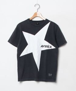 「AVIREX」 半袖Tシャツ M グレー メンズ