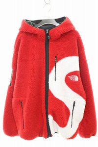 シュプリーム SUPREME × THE NORTH FACE 20AW S LOGO HOODED FLEECE JACKET XL NT62004I ノース フェイス コラボ ロゴ フリース ジャケッ