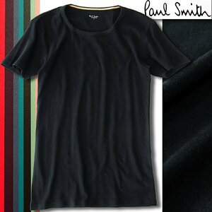 新品 ポールスミス アーティストストライプ 半袖 Tシャツ M 黒 【I53784】 Paul Smith カットソー メンズ 吸水速乾 ストレッチ