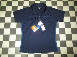 ★ウィッテム/8eHuitieme★新品　L　DP HEM TAPING POLO SHIRT半袖ポロシャツ　ネイビー　DRYPLUS/UPF50+