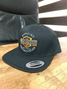 即決　新品　送料無料　HARLEY　ハーレーダビッドソン　CAP　キャップ　バイク　ツーリング　黒　USA　ミルウォーキー　モーターサイクル