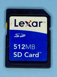 Lexar レキサー SDカード 512MB 1枚 フォーマット済み 動作確認済みジャンク品