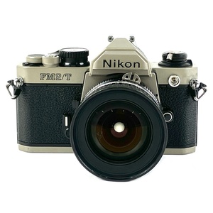 ニコン Nikon NEW FM2/T チタン ＋ Ai-S NIKKOR 20mm F2.8 フィルム マニュアルフォーカス 一眼レフカメラ 【中古】