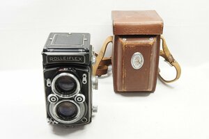 【適格請求書発行】訳あり品 Rollei ROLLEIFLEX 2.8A (Tessar 80mm F2.8) TYPE2 中判カメラ ケース付【アルプスカメラ】240608c