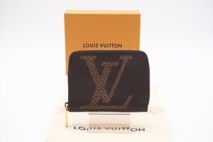 ☆安心の３大保証☆ ABランク ≪LOUIS VUITTON ルイ ヴィトン/コインケース≫ M69354 モノグラム ジャイアント ジッピー コインパース 茶