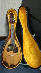 S874 KUNISHIMA MANDOLIN 1975年 国島 マンドリン ハードケース付き 付属品付き 弦楽器 現状品 