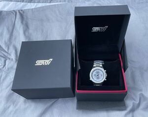 新品 未使用 STI 腕 時計 Sports Chronograph 2023 SUBARU スバル STSG22100010 　W-6942