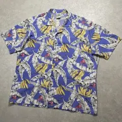 90s’ USA製 コットン アロハシャツ vintage アメリカ製 古着