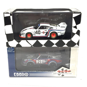 エブロ 1/43 ポルシェ 911RSR TURBO Leman’s1974 ミニカー 他 ポルシェ 935 1977 ホッケンハイム 含 計2点 QR061-152