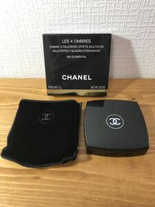 9-149 CHANEL シャネル アイシャドウ レキャトル オンブル 352 エレメンタル ブラシ 保存袋 箱つき 未使用 化粧品 LES 4 OMBRES