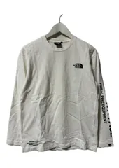 ザノースフェイス THE NORTH FACE プリント 長袖 カットソー ロンT S ホワイト トップス