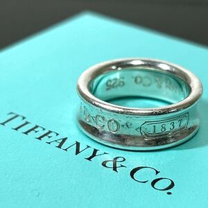 【ティファニー】基準内 TIFFANY&Co. 指輪 ナロー 1837 シルバー925 サイズ7.5号 アクセサリー リング 女性用 レディース