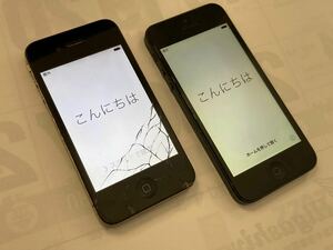 iPhone4 iPhone5 2台セット ジャンク品 アイフォン　スマホ　アイフォーン　本体　 Apple アップル