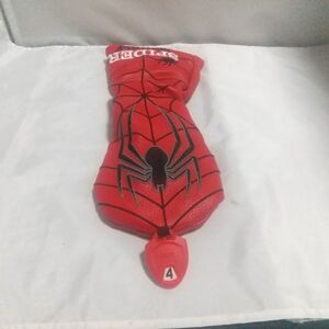 お買い得品 ゴルフ フェアウェイウッド FW用ヘッドカバー スパイダー レッド