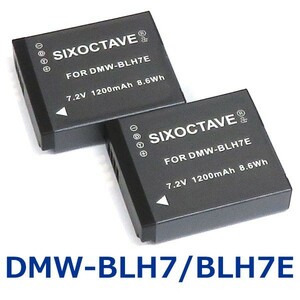 DMW-BLH7E　DMW-BLH7　Panasonic　互換バッテリー　2個　純正充電器で充電可能 DMC-GM1 DMC-GM5 DMC-GF7 DC-GF9 DC-GF10