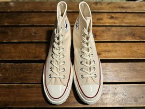 コンバース chuck Taylor チャックテイラー ct70 オールスター CONVERSE 三ツ星 ハイカット HI ALLSTAR 生成り ホワイト 28.0 28