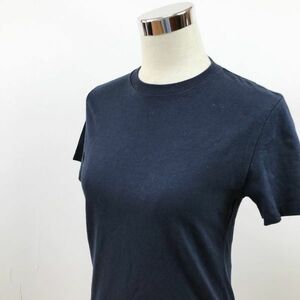 arena/アリーナ Tシャツ 半袖Tシャツ フランスロゴ刺繍 ネイビー サイズF レディース　水泳競泳