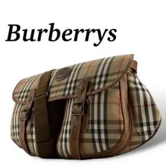 Burberry バーバリー　メッセンジャーバッグ　ホースロゴ　ノバチェック