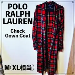 POLO RALPH LAUREN Check Gown Coat XL相当