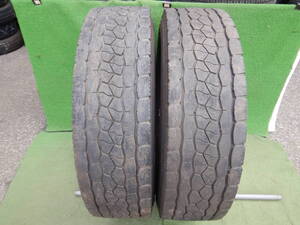 ★BRIDGESTONE M800 ミックス★275/80R22.5 151/148J 残り溝:7.7mm以上 2019年製 2本 MADE IN JAPAN