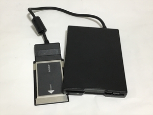 ジャンク SONY Floppy Disk Adapter FA-P1 ソニー フロッピーディスクドライブ PCMCIA PCカード