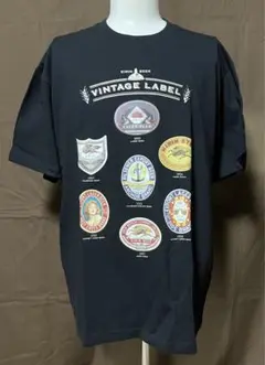 KIRIN BEER キリンビール 企業 VINTAGE LABEL Tシャツ