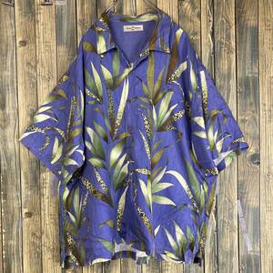 TOMMY BAHAMA 90s アロハシャツ XXL 100%SILK アメリカ輸入/ビンテージ/ビックサイズ/古着/古着卸