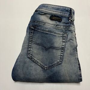 DIESEL ディーゼル THAVAR-NE 0603L ジョグジーンズ デニムスウェットパンツ W28 