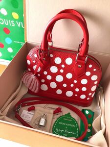 ◯美品◯国内正規店購入！ルイヴィトン アルマBB LV × YK 草間彌生louis vuitton yayoi kusama エピ パンプキン インフィニティ ドット