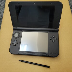 155。 Nintendo 3DSLL ニンテンドー3DSLL 本体/タッチペン付き 通電確認あり/初期化済 レッド 任天堂