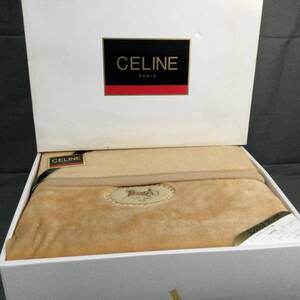 ●　12/17　281994　CELINE　ミンクタッチ　アクリル毛布　セリーヌ　アクリルニューマイヤー毛布140cm×200cm　現状品