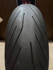 中古MCタイヤ MICHELIN 2CT+ pilot POWER3 180/55ZR17 ミシュラン パワー3 180 55 17 3720 A3403