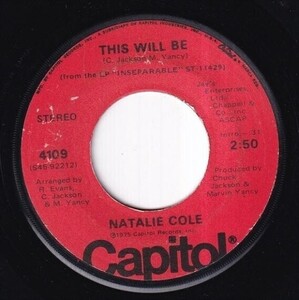 Natalie Cole - This Will Be / Joey (A) SF-N436