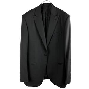 Brioni(ブリオーニ) Stripe Collar Formal Suits Jacket (black)