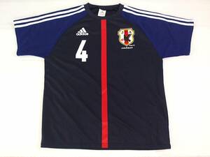 ☆美品★アディダス【adidas】日本代表レプリカ ユニフォーム#4 半袖Tシャツ S 2009JFA