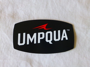 UMPQUA アンプカ Umpqua ステッカー Umpqua アンプカ UMPQUA BLACK カラー 黒 FEATHER MERCHANTS フライフィッシング FLY FISHING