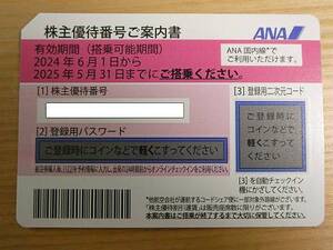 ★ANA株主優待券1枚★2025.5.31迄有効★