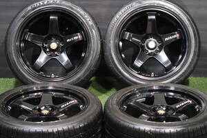 ＜希少/絶版＞RAYS(レイズ) NISMO(ニスモ) GT4 17in 9J+22 PCD114.3 255/40R17 GTRサイズ 鍛造 LM GT4 BNR32/BCNR33 スカイライン GT-R 