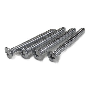 YJB PARTS ネックジョイント用ビス 4.5×45mm クローム 4本入り (メール便対応)